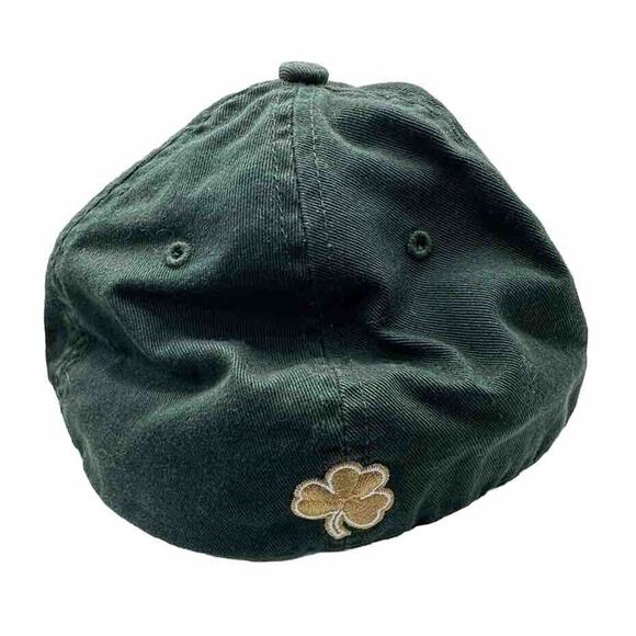 Notre Dame‎ The Franchise Twin Enterprises Green Fitted Ball Cap Hat Size Small - Picture 3 of 7